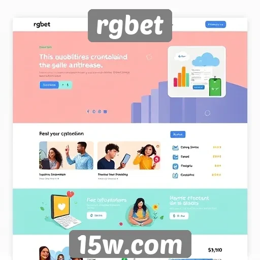 Análise da interface do site rgbet